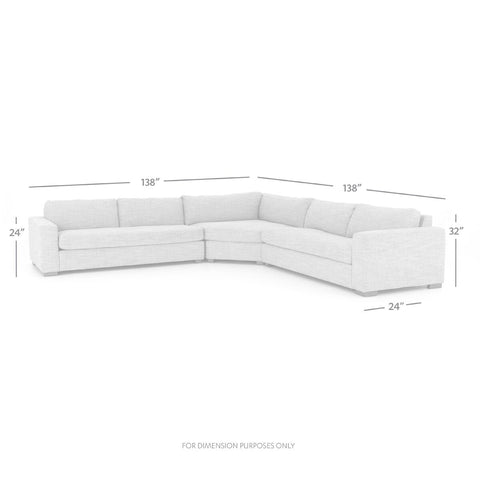 Boone 3-Piece Sectional Large