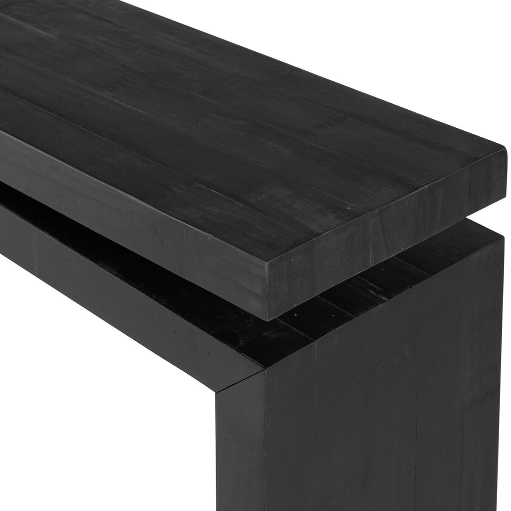 Althos Console Table Aged Black