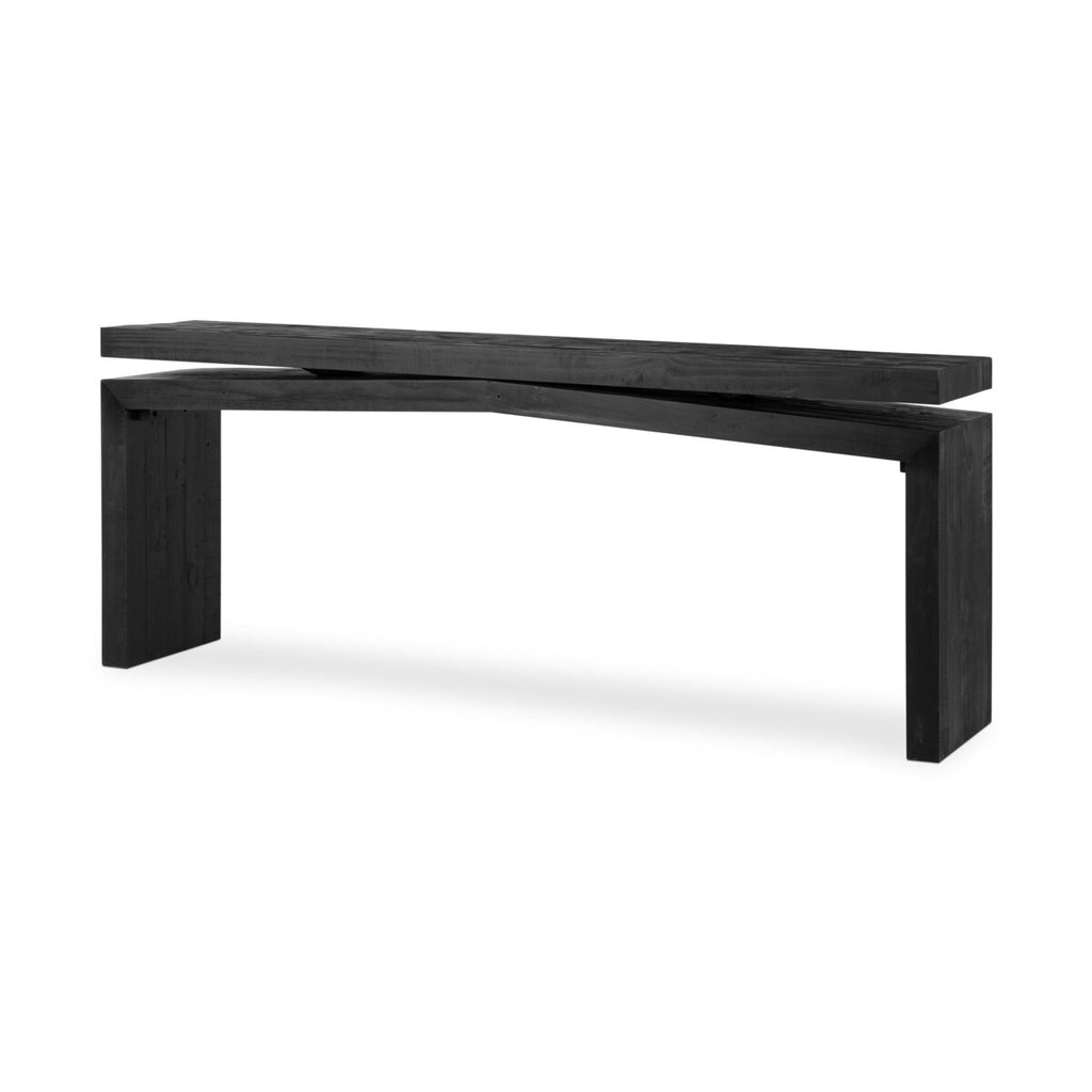 Althos Console Table Aged Black