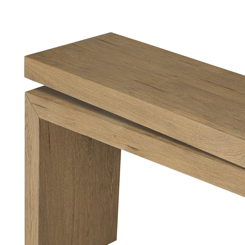 Althos Console Table Worn Oak