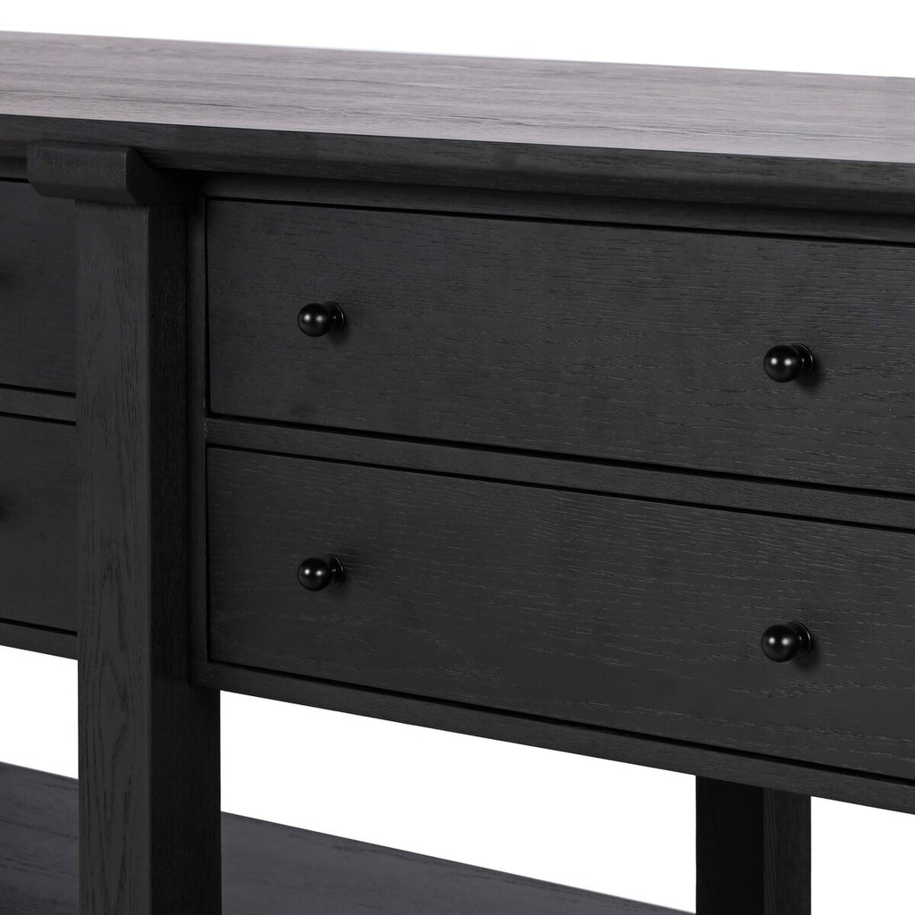 Gardendale  Black Oak Kitchen Island