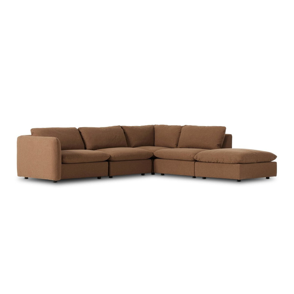 Ingel 4-Piece Sectional W/ Ottoman Left Arm Facing