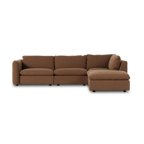 Ingel 4-Piece Sectional W/ Ottoman Left Arm Facing