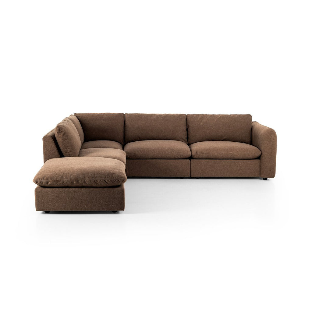 Ingel 4-Piece Sectional W/ Ottoman Right Arm Facing