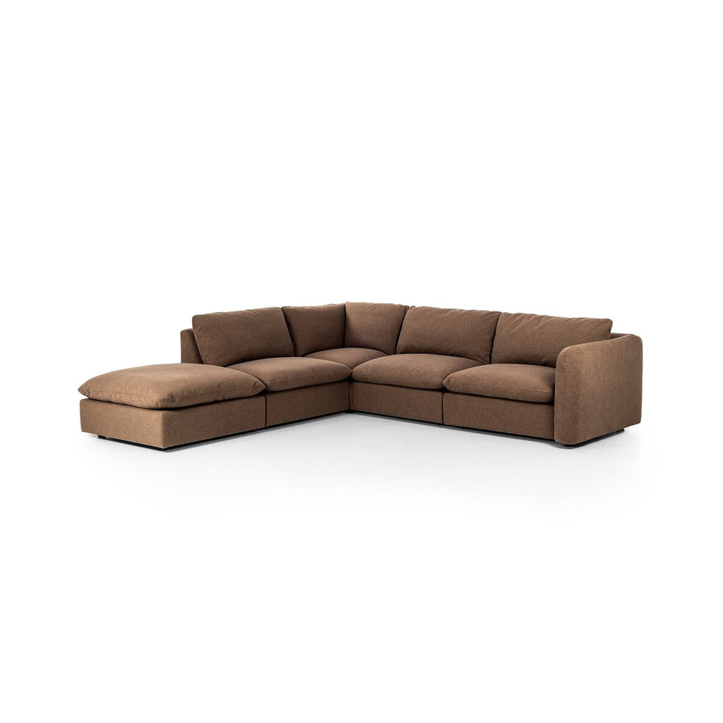 Ingel 4-Piece Sectional W/ Ottoman Right Arm Facing