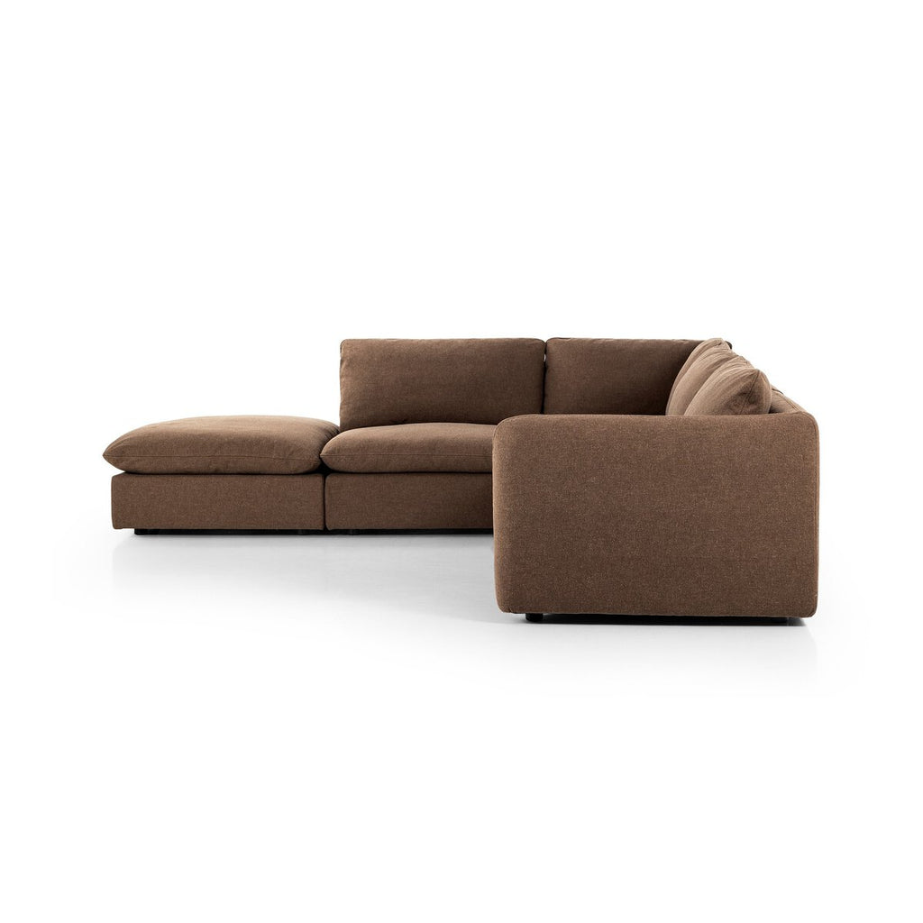 Ingel 4-Piece Sectional W/ Ottoman Right Arm Facing