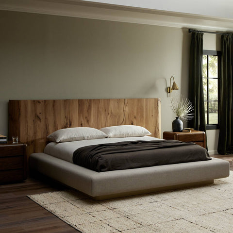 French Oak Overhang Bed