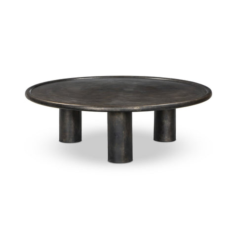 Cary Distressed Bronze Coffee Table