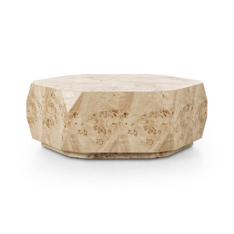 Light Burl Balance Coffee Table