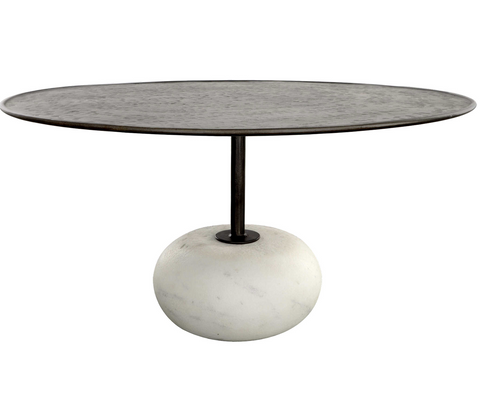 Hammered Iron Coffee Table