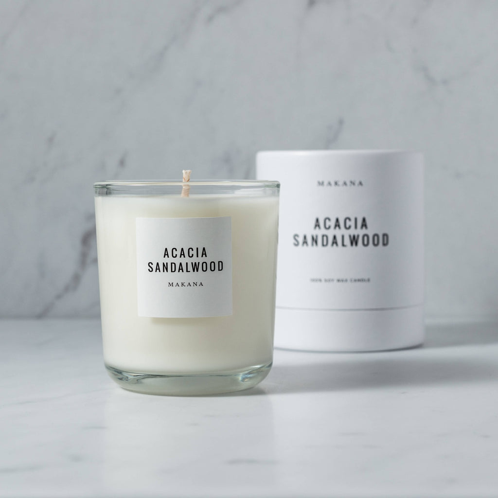 Acacia Sandalwood - Classic Candle 10 oz: - Sage InteriorsMakana