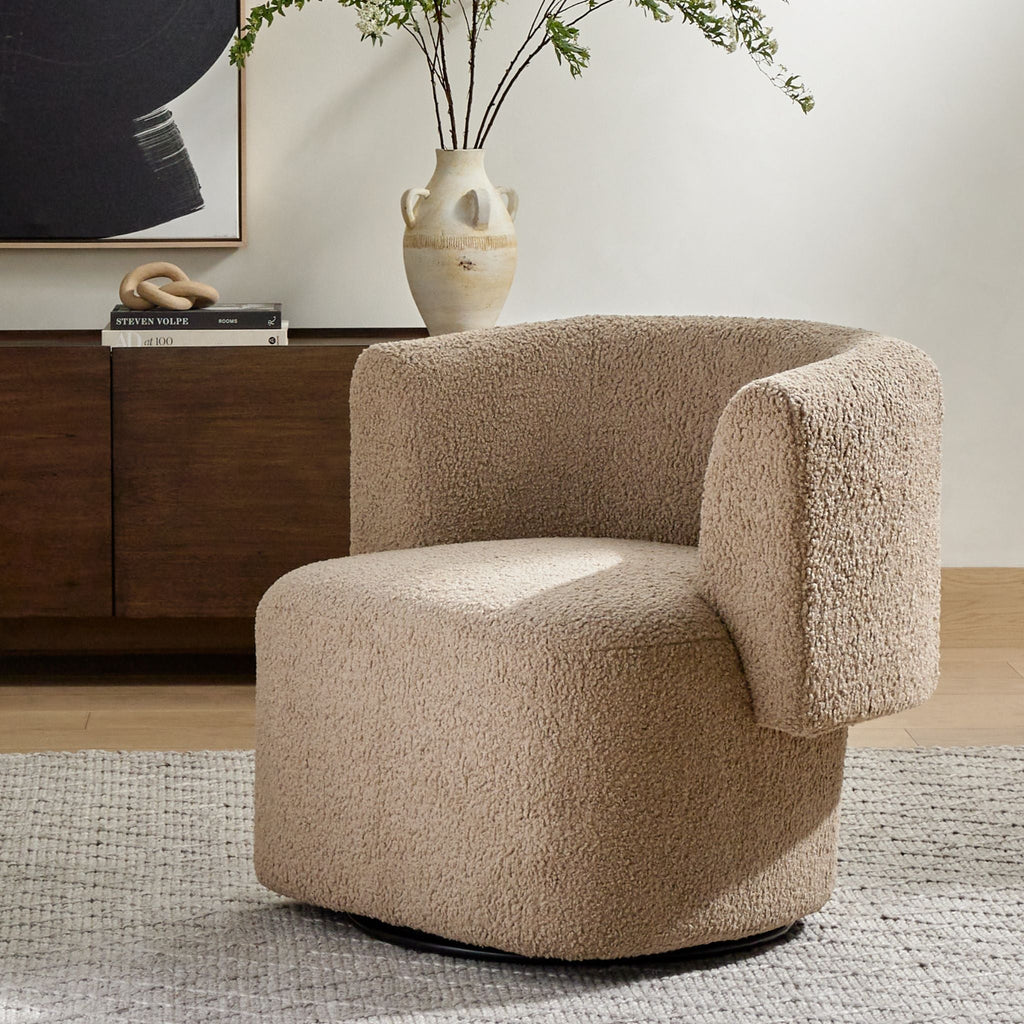 Alex Sculptural Swivel Chair - Sage InteriorsFHAccent Chair