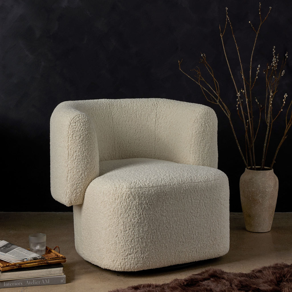 Alex Sculptural Swivel Chair - Sage InteriorsFHAccent Chair