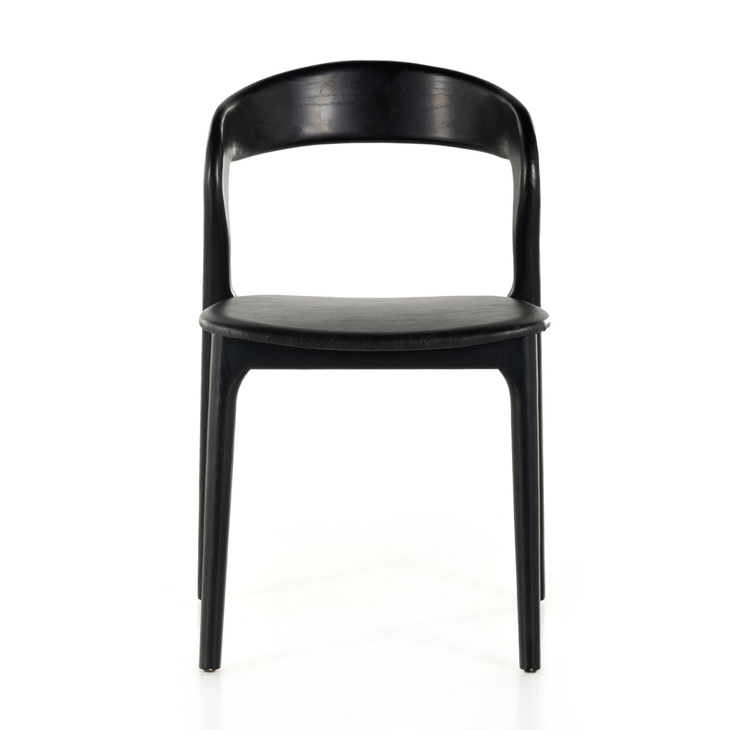 Allston Wood & Leather Dining Chair, Sonoma Black - Sage InteriorsFHDining Chair