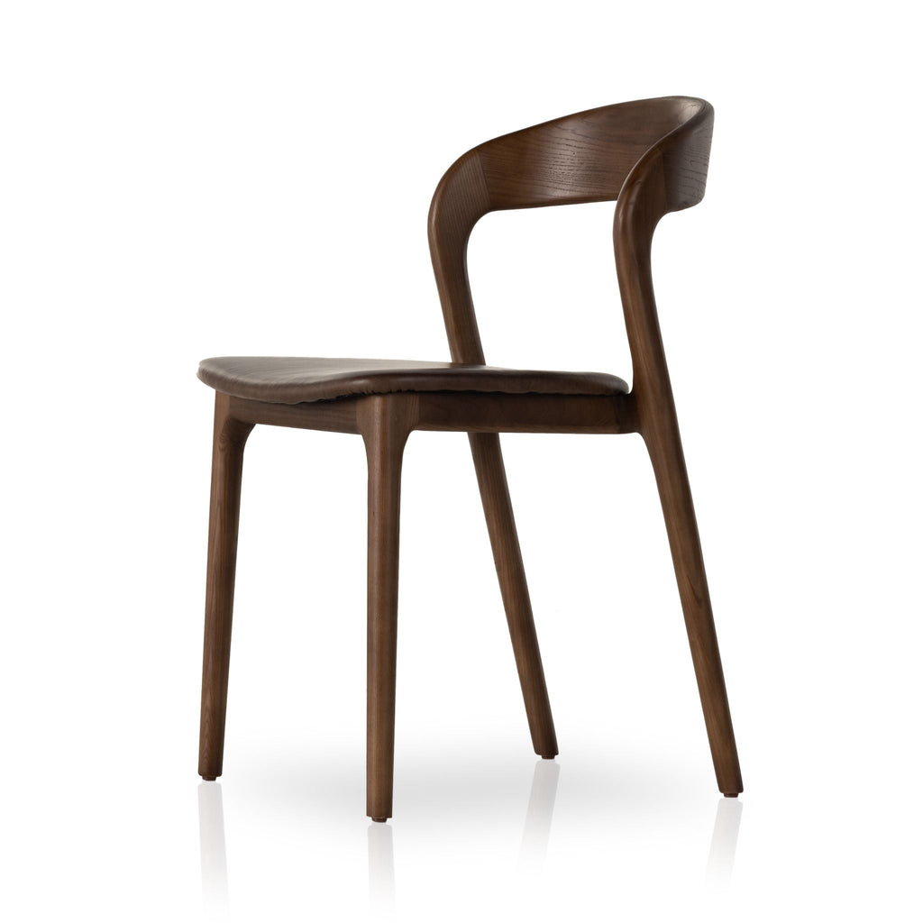 Allston Wood & Leather Dining Chair, Sonoma Coco - Sage InteriorsFHDining Chair