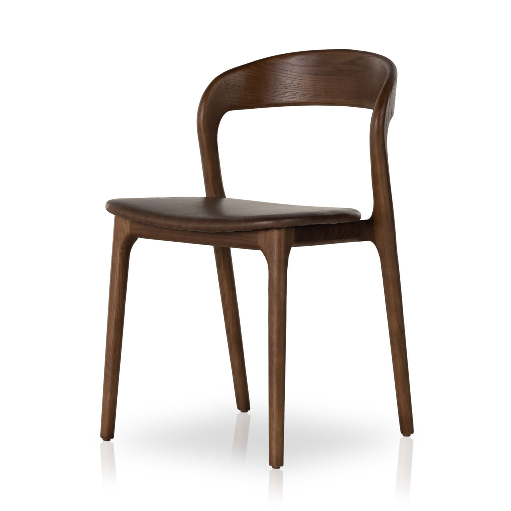 Allston Wood & Leather Dining Chair, Sonoma Coco - Sage InteriorsFHDining Chair