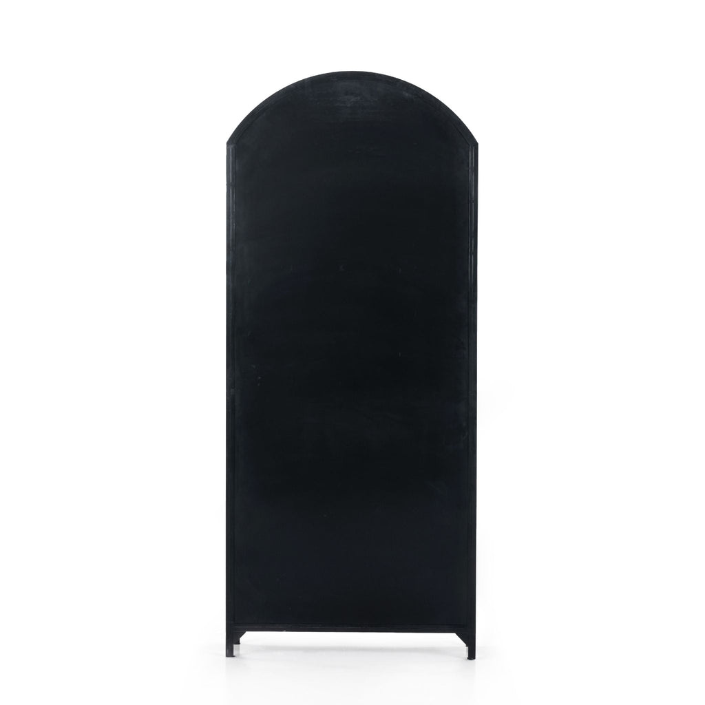 Arched Matte Black Cabinet - Sage InteriorsFH