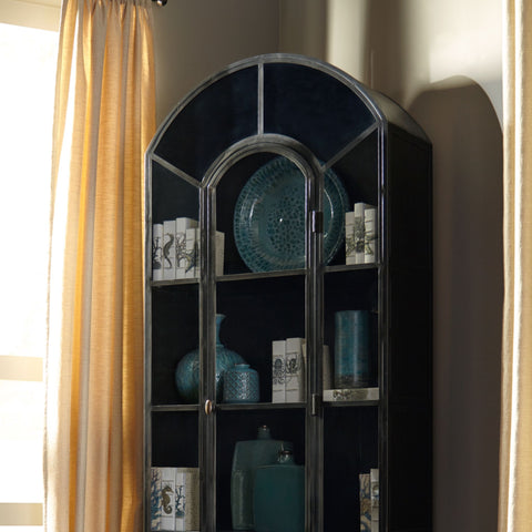 Arched Matte Black Cabinet - Sage InteriorsFH