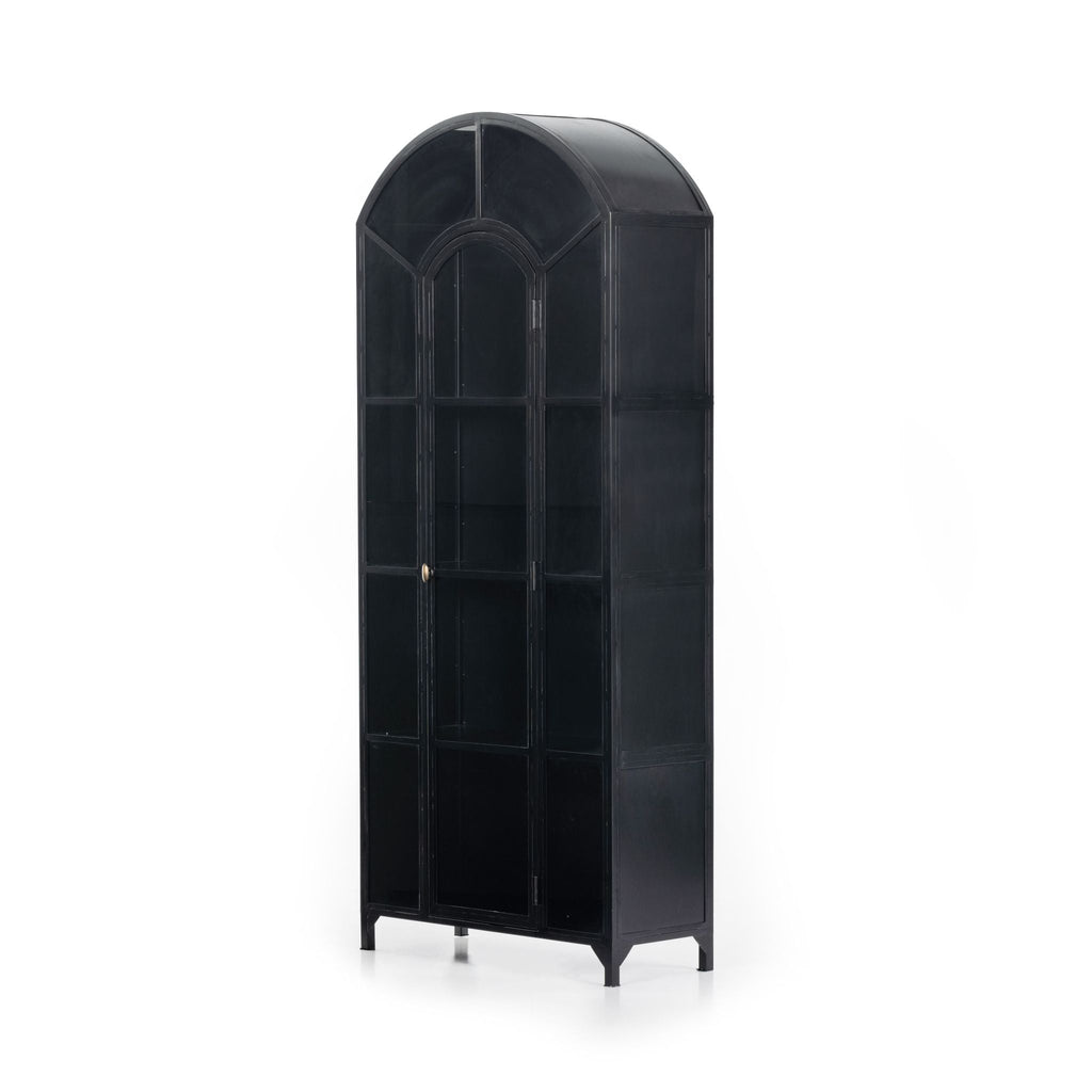 Arched Matte Black Cabinet - Sage InteriorsFH