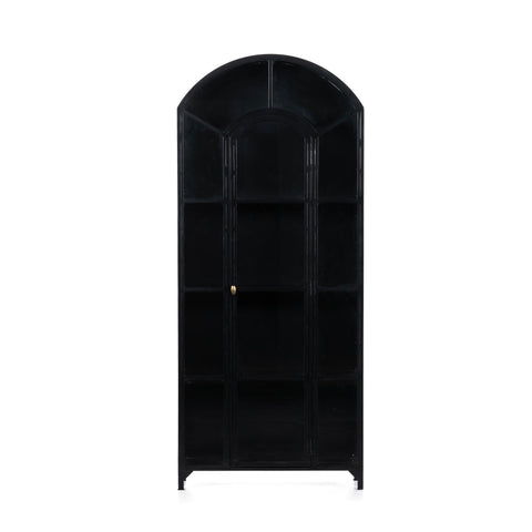 Arched Matte Black Cabinet - Sage InteriorsFH