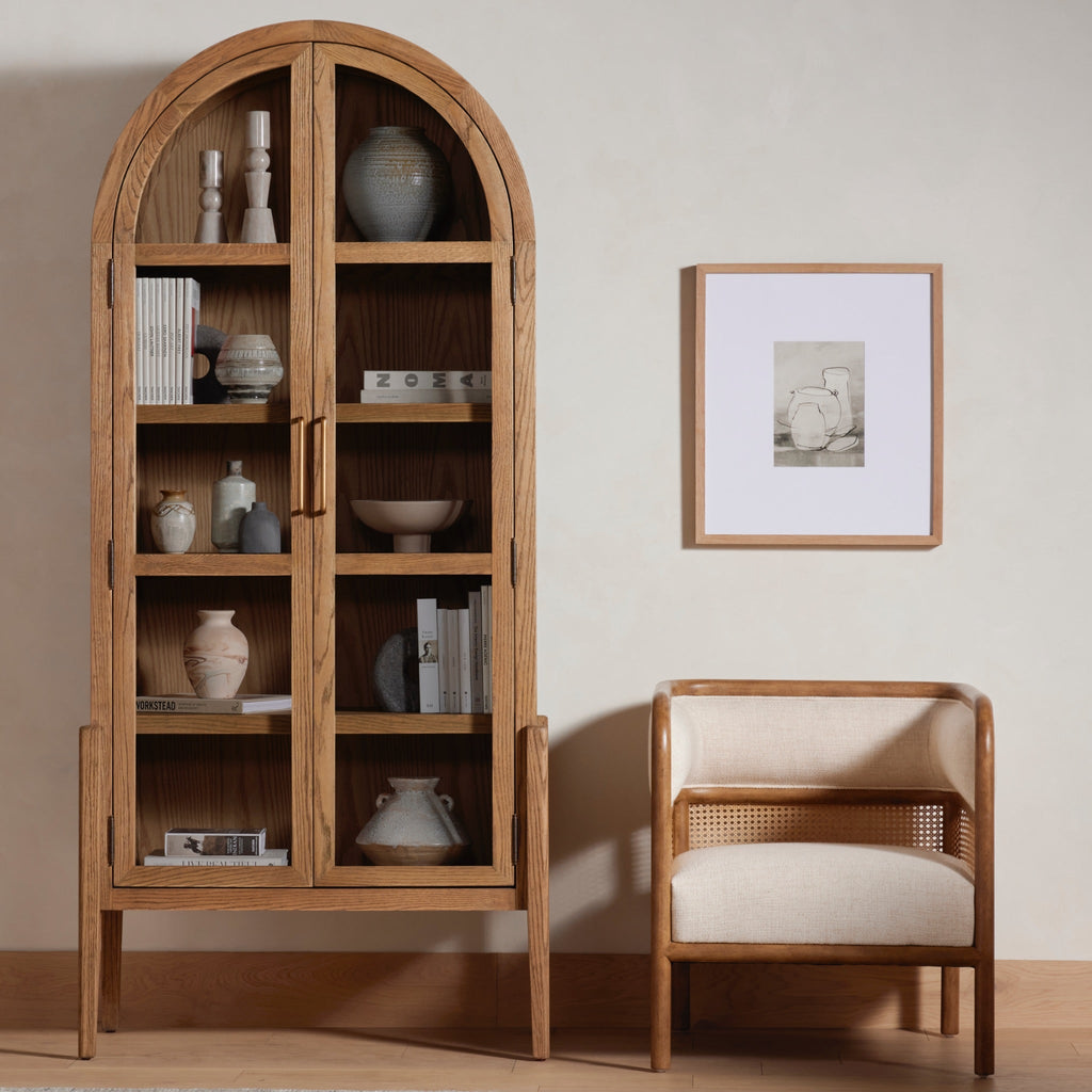 Arched Reveal Cabinet - Sage InteriorsFHCabinet