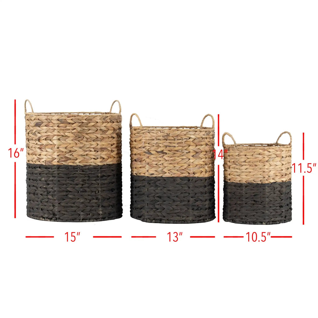 Ariana Natural Baskets, Set of 3 - Sage InteriorsForeside Home & Gardenbasket