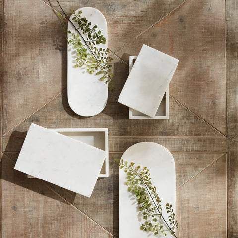 Arie Marble Trays, Set of 2 - Sage InteriorsNapa Home & GardenDecor