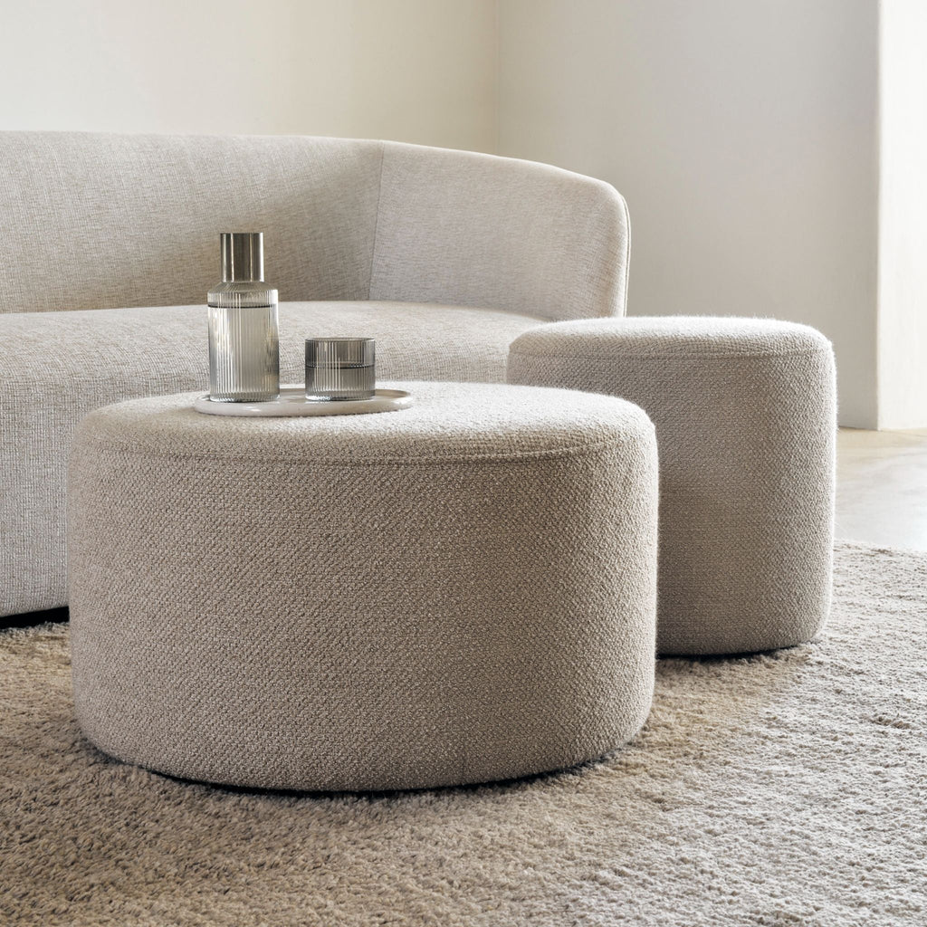 Barrow Pouf, Large - Sage InteriorsEthnicraftOttoman