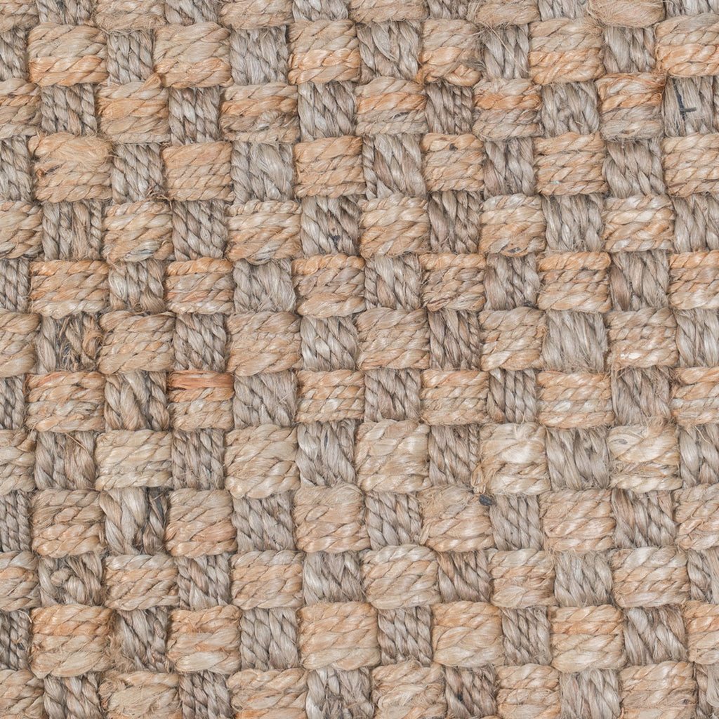 Basket Weave Natural/Gray Rug - Sage InteriorsClassic HomeRug