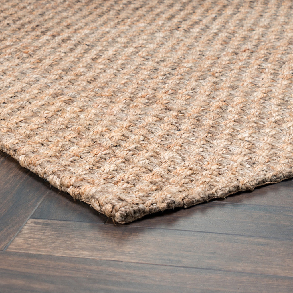 Basket Weave Natural/Gray Rug - Sage InteriorsClassic HomeRug