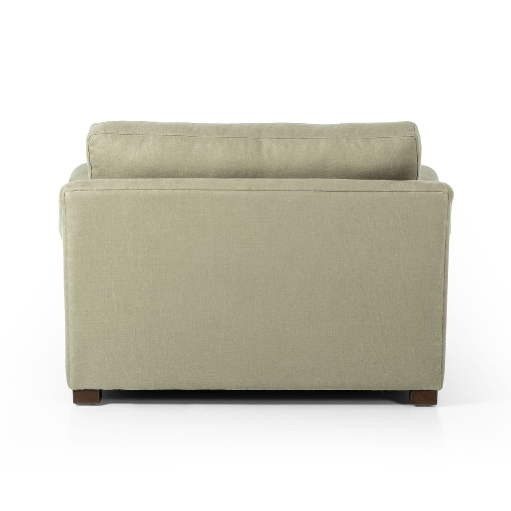 Belgian Linen™ Chair - and - a - Half, Brussels Khaki - Sage InteriorsFHChair