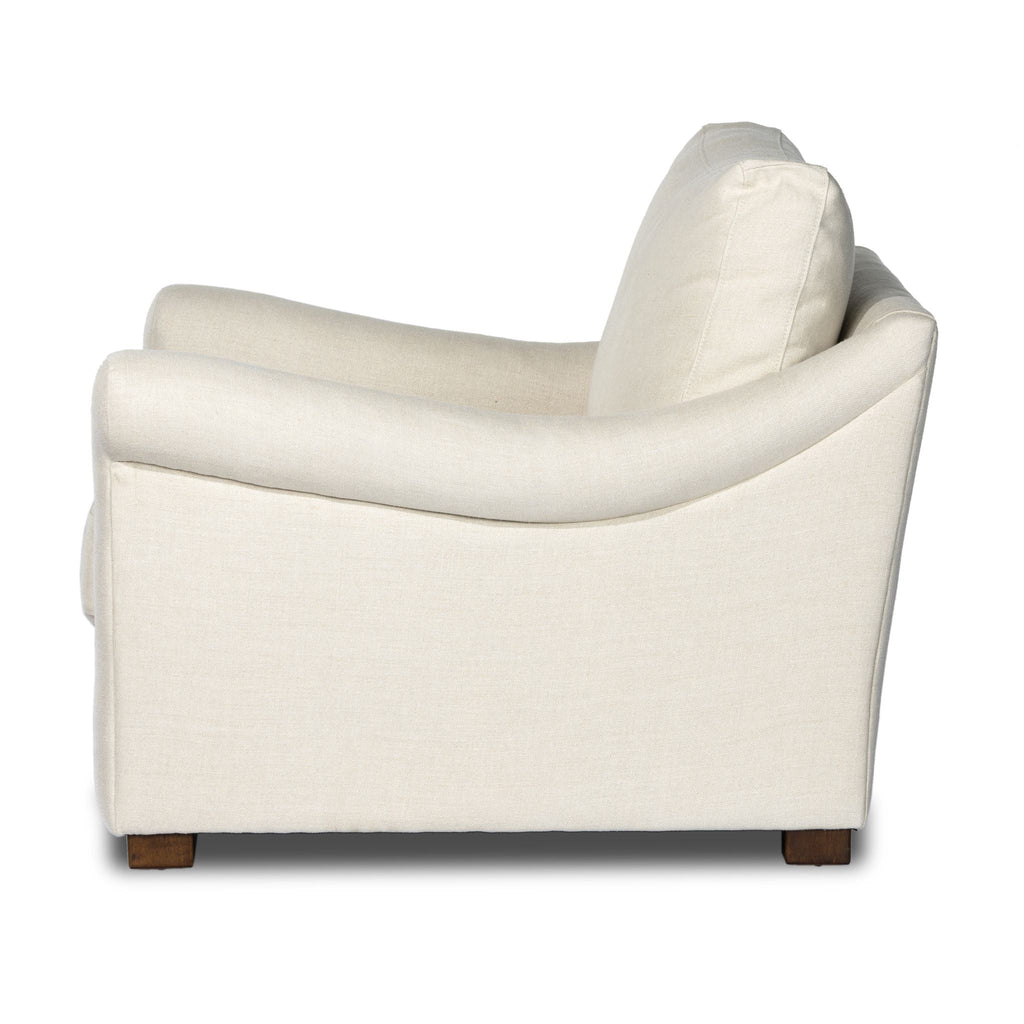 Belgian Linen™ Chair - and - a - Half, Brussels Natural - Sage InteriorsFHChair