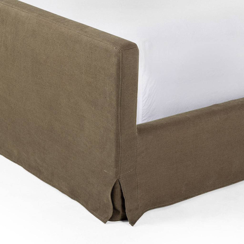 Belgian Linen™ Slipcover Bed, Brussels Coffee - Sage InteriorsFHBeds & Bed Frames