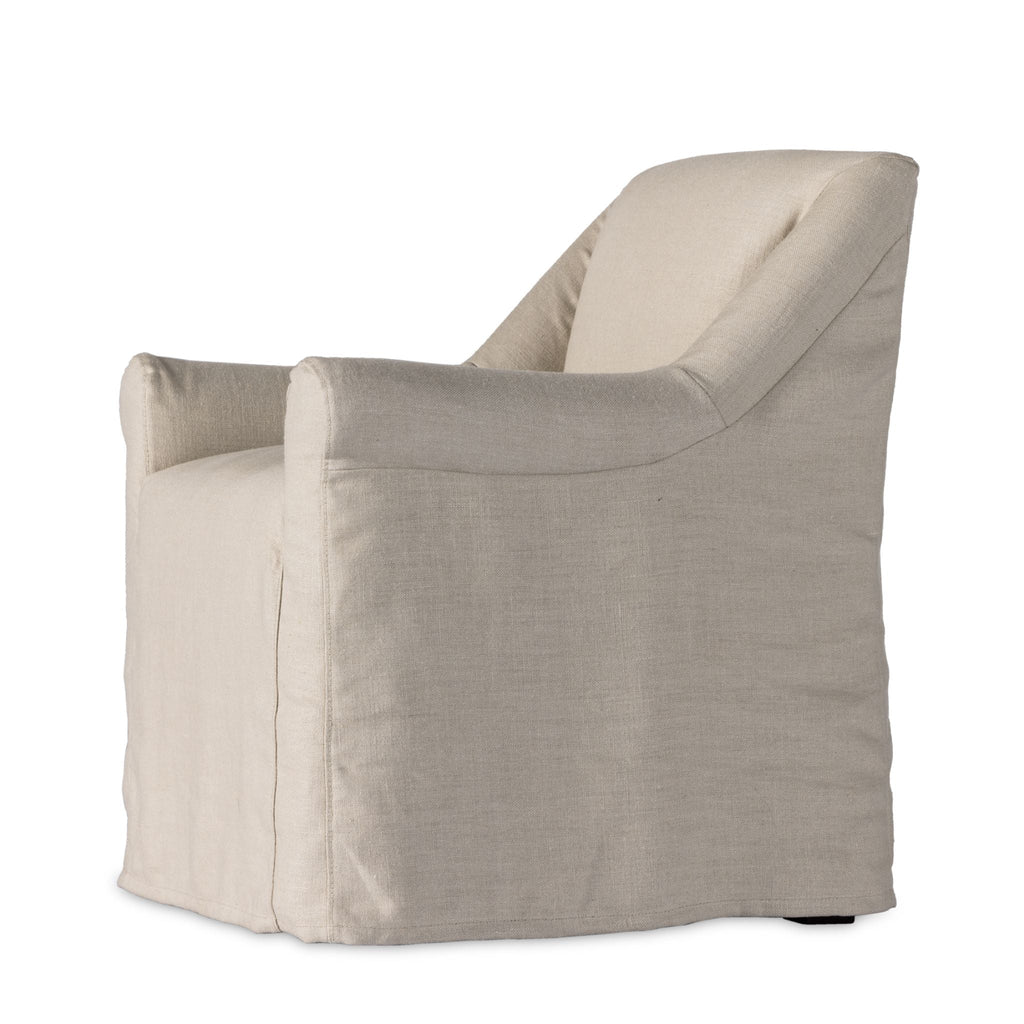 Belgian Linen™ Slipcover Dining Chair, Brussels Natural - Sage InteriorsFHDining Chair