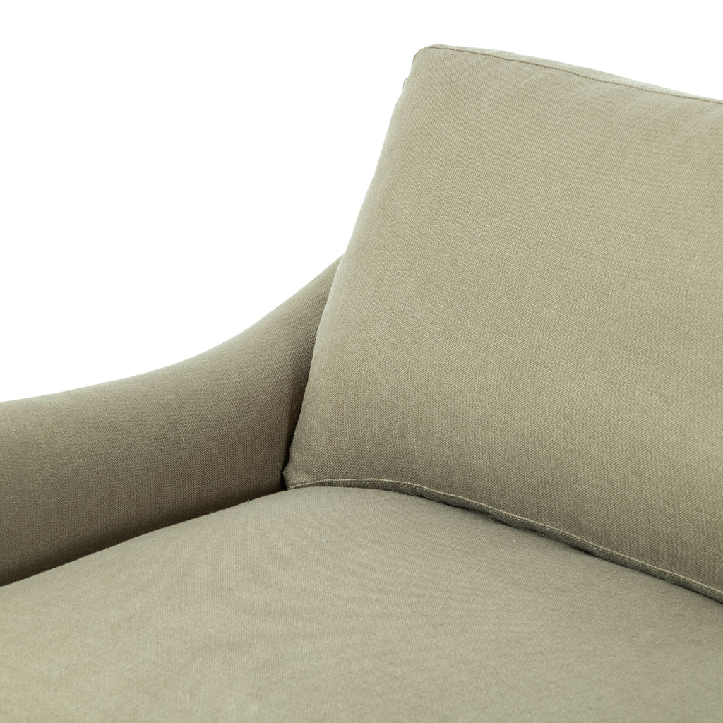 Belgian Linen™ Sofa, Brussels Khaki - Sage InteriorsFHSofas