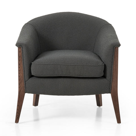 Belle Chair, Fiqa Boucle Charcoal - Sage InteriorsFHAccent Chair