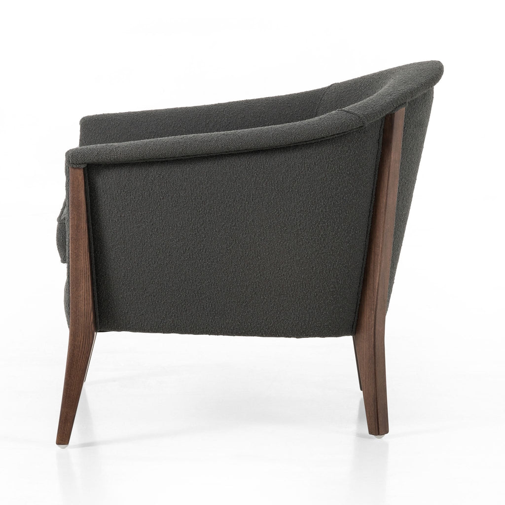 Belle Chair, Fiqa Boucle Charcoal - Sage InteriorsFHAccent Chair