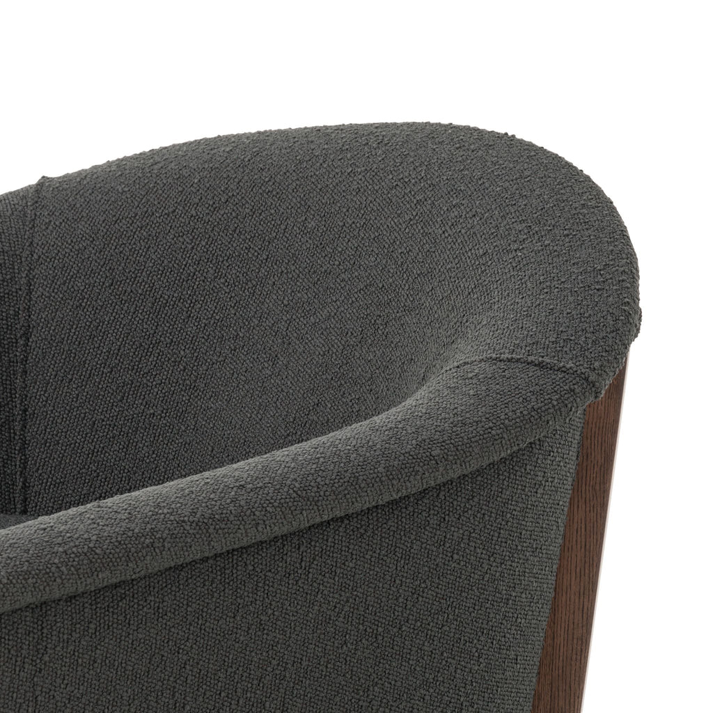 Belle Chair, Fiqa Boucle Charcoal - Sage InteriorsFHAccent Chair