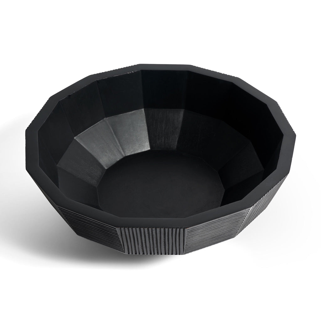 Black Striped Bowl - Sage Interiorsethnicraftbowl