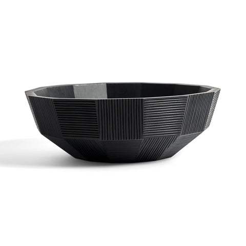 Black Striped Bowl - Sage Interiorsethnicraftbowl