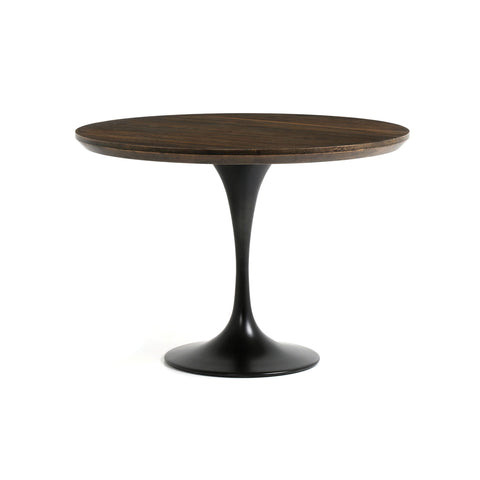 Black Tulip Dining Table in English Brown Oak - Sage InteriorsFHDining Table