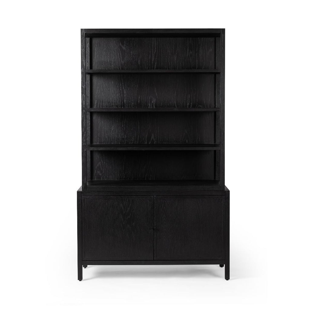 Blackwood Bookcase, Brushed Ebony Oak - Sage InteriorsFHBookcase