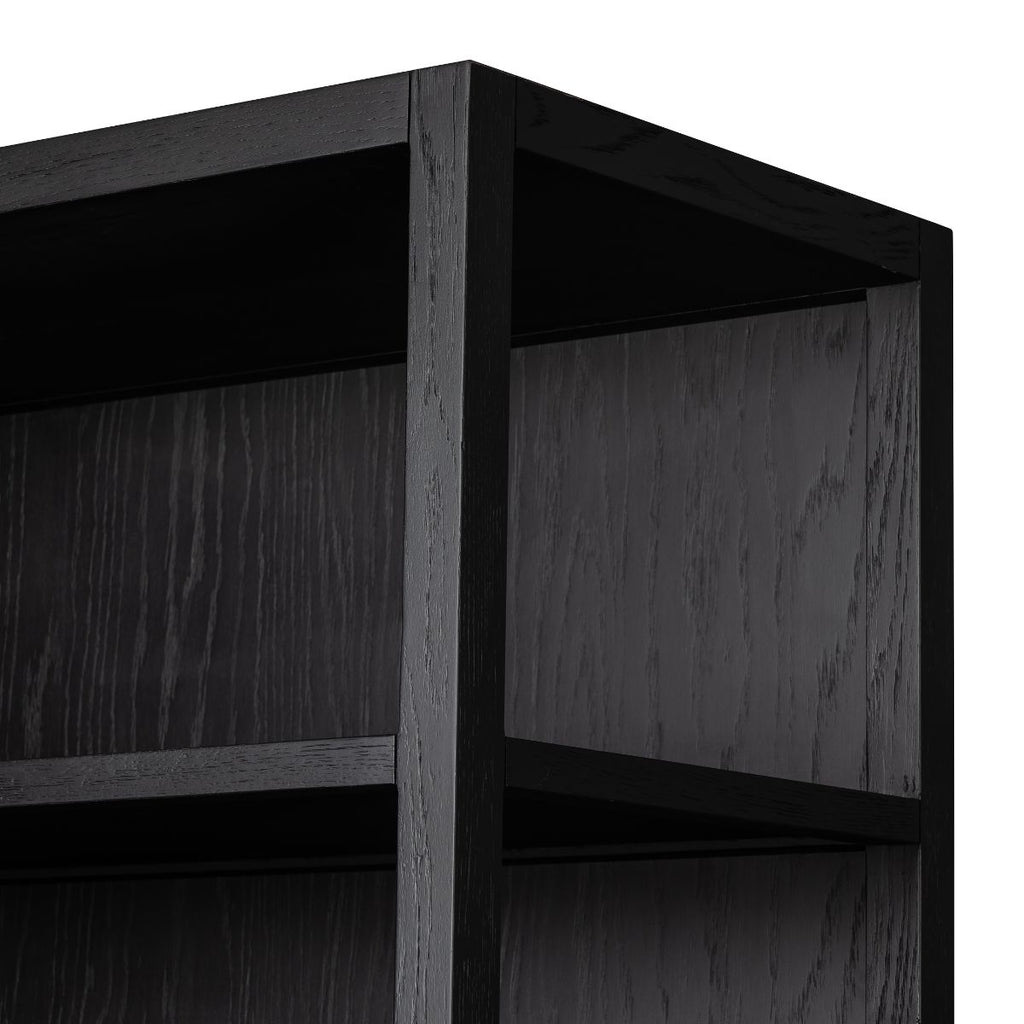 Blackwood Bookcase, Brushed Ebony Oak - Sage InteriorsFHBookcase