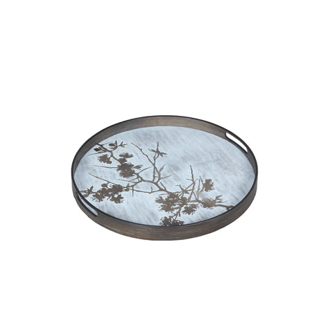 Blossom wooden tray - 19 x 19 x 2 - Sage InteriorsNotre Monde