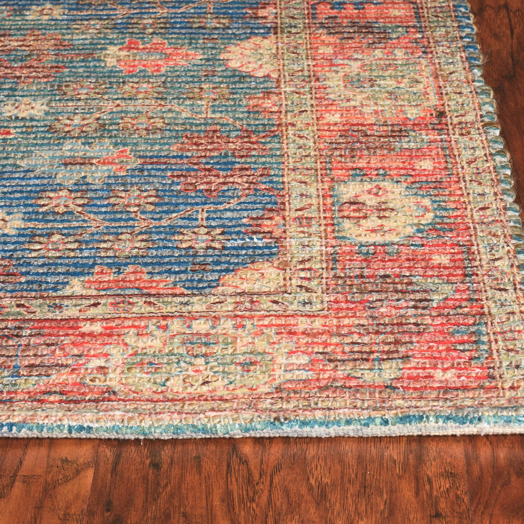 Blue/Red Traditions Morris Rug - Sage InteriorsKas Rug