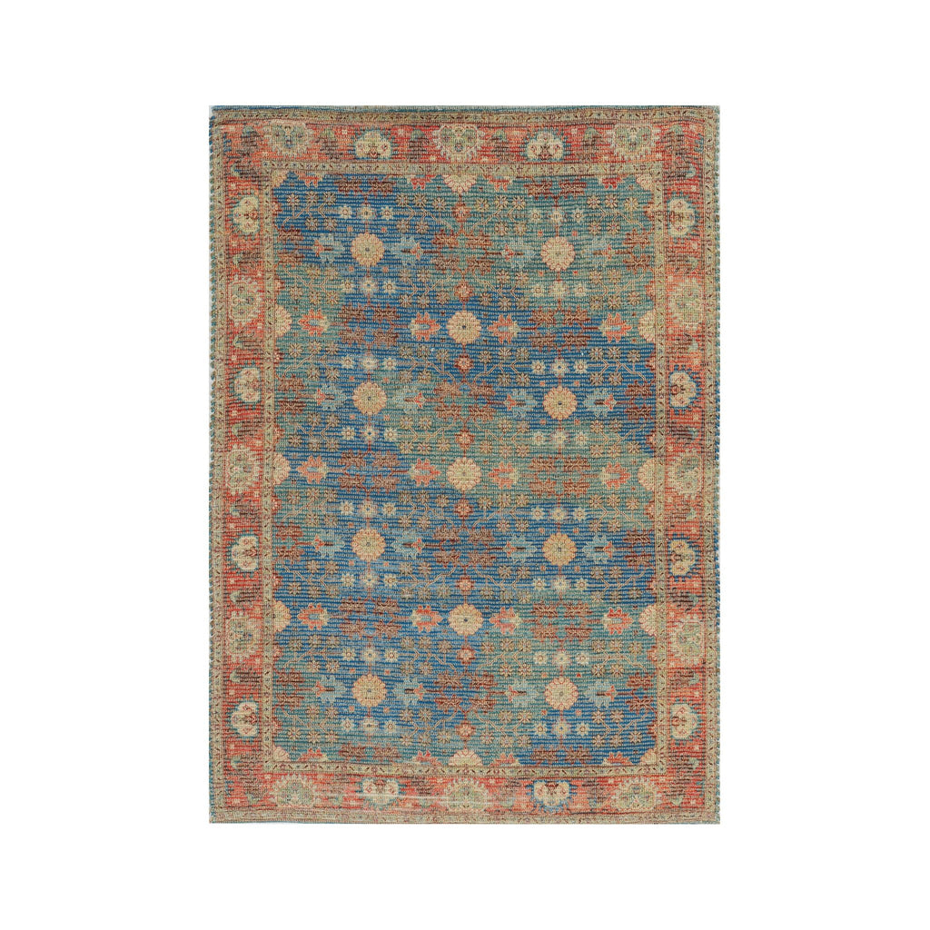 Blue/Red Traditions Morris Rug - Sage InteriorsKas Rug