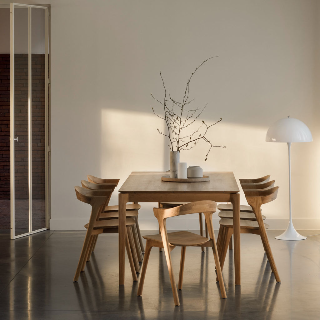 Bok Extendable Dining Table, Oak - Sage InteriorsEthnicraftDining Table