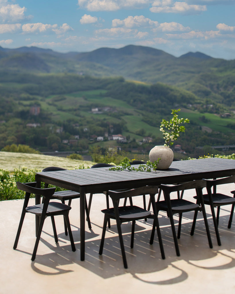 Bok Outdoor Dining Table, Teak Black - Sage InteriorsEthnicraftDining Table