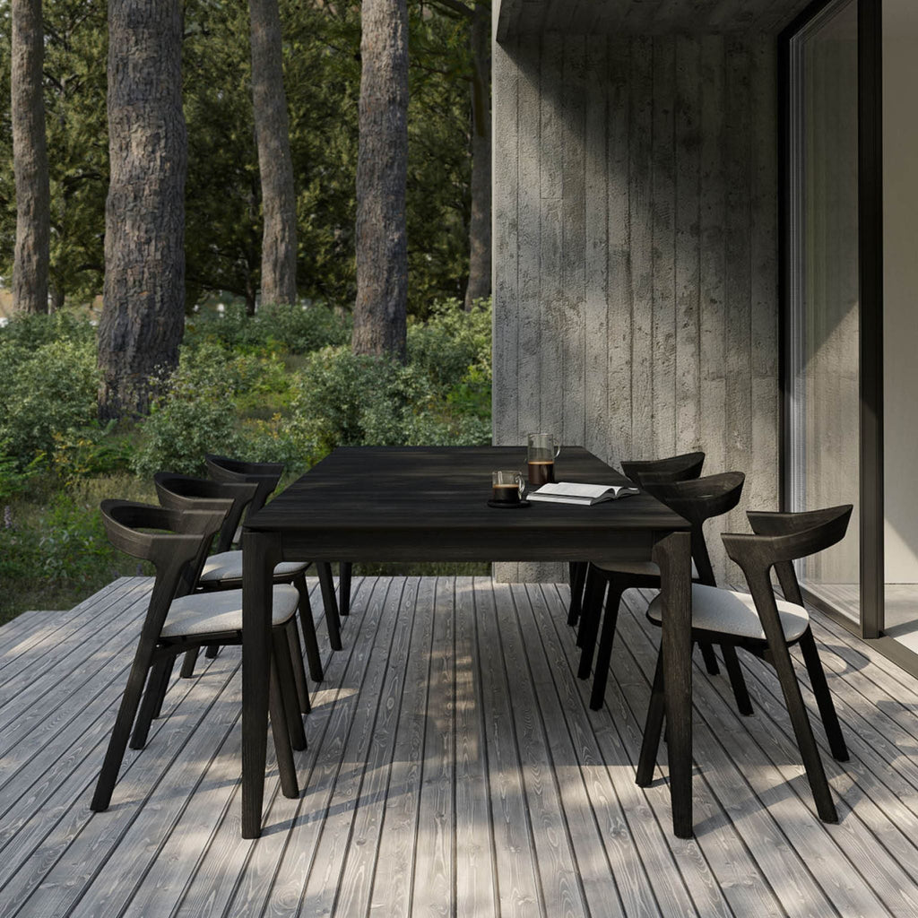 Bok Outdoor Dining Table, Teak Black - Sage InteriorsEthnicraftDining Table