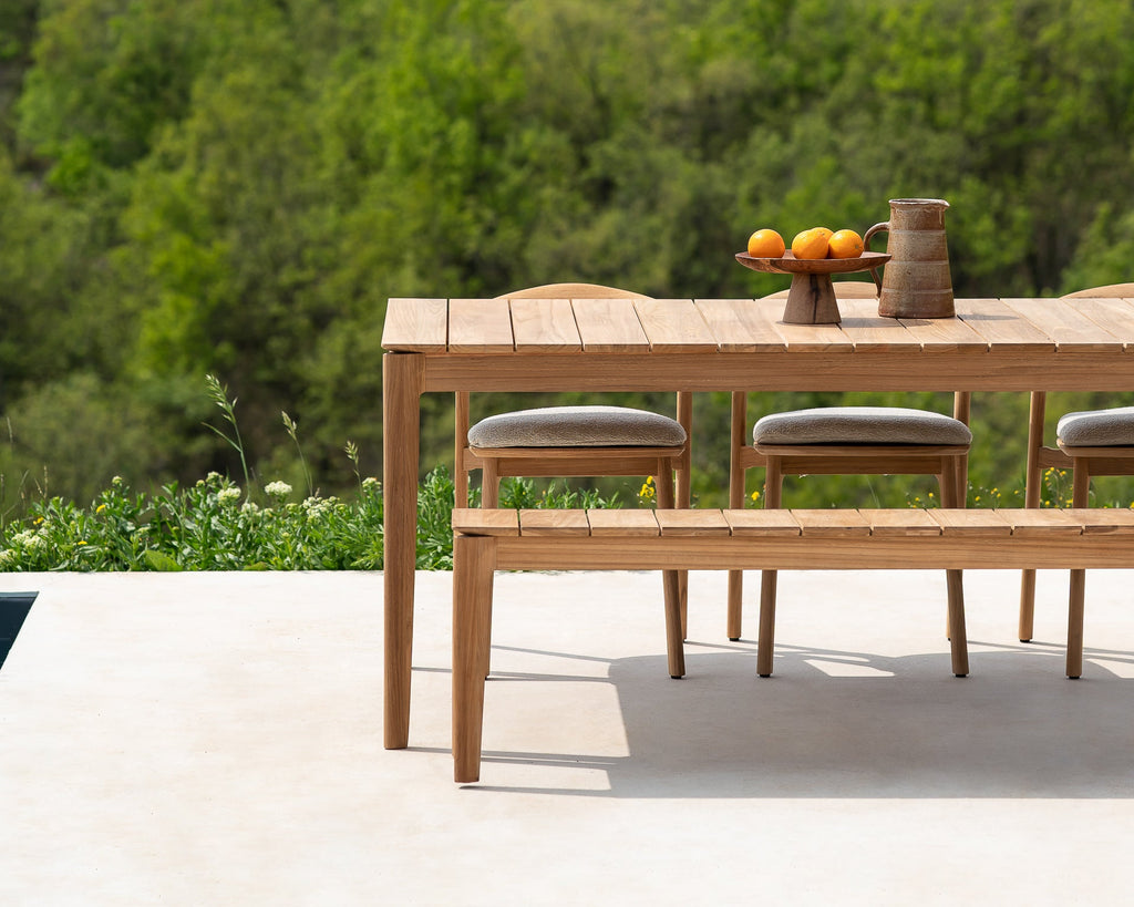 Bok Outdoor Dining Table, Teak - Sage InteriorsEthnicraftDining Table